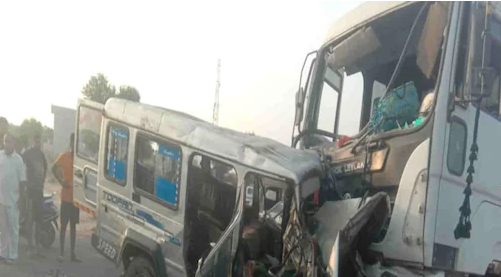 11 killed, 7 seriously injured as cruiser collides with truck