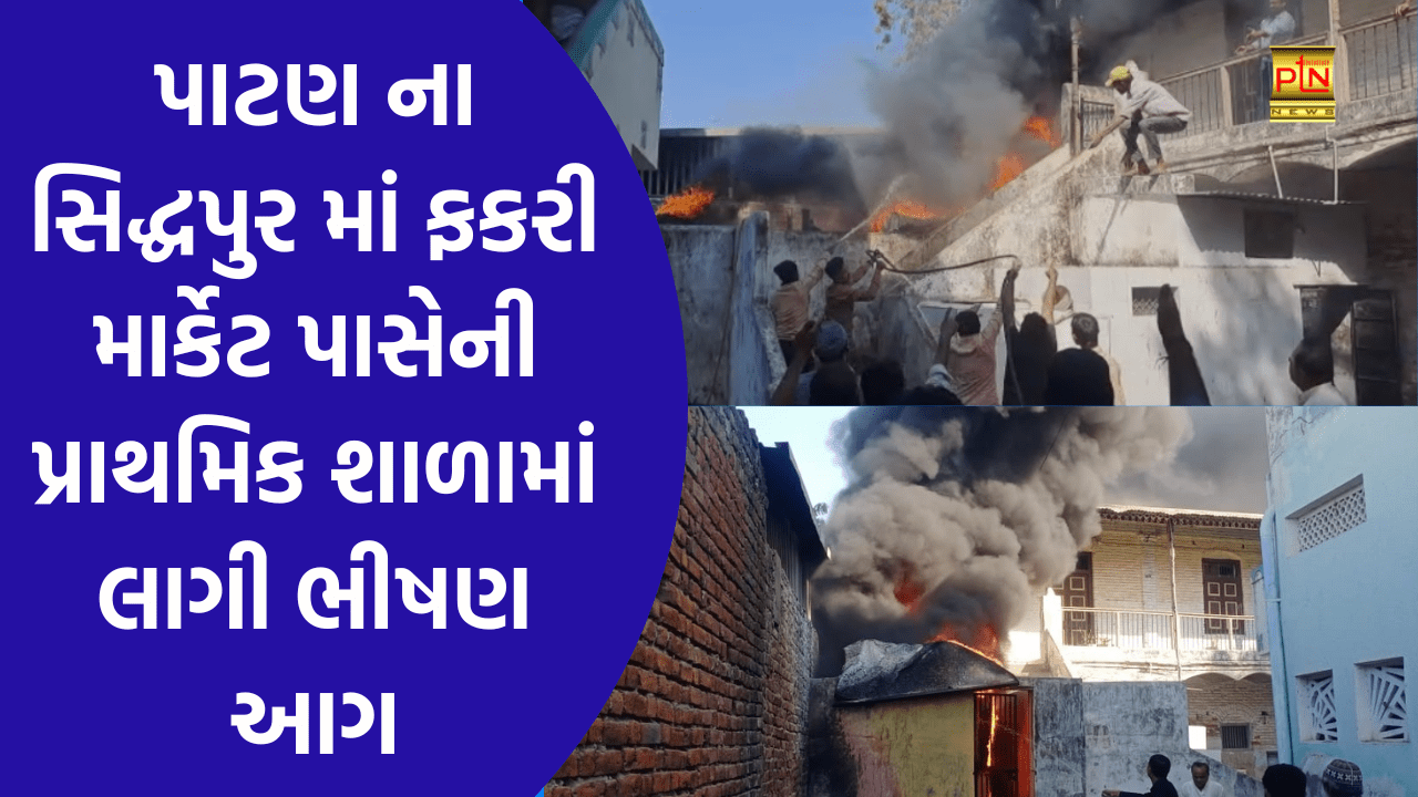 massive fire broke out in sidhpur